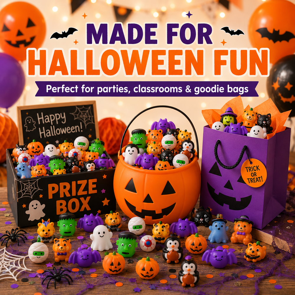๐ฅ Last Day 60% OFF โ 50PCS Halloween Mochi Squishy Toys for Party Favors & Spooky Fun ๐